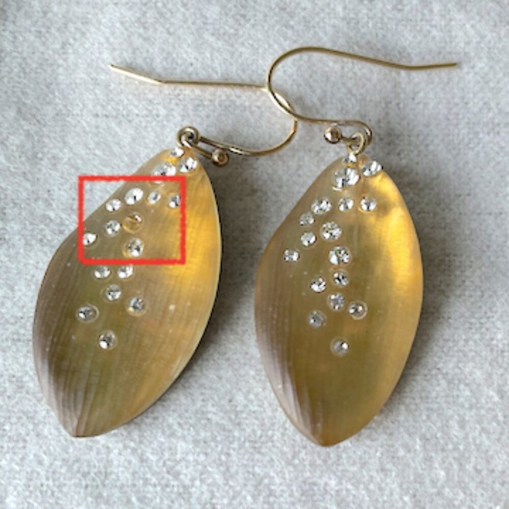 Alexis Bittar | Dust Long Leaf Statement Earrings (Warm Brown) - Picture 3 of 7